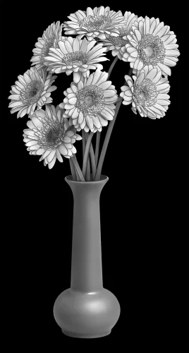 Цветы 023 (герберы)