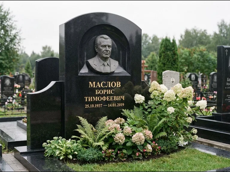 Памятник с барельефом — выполненная работа 11 в Перми