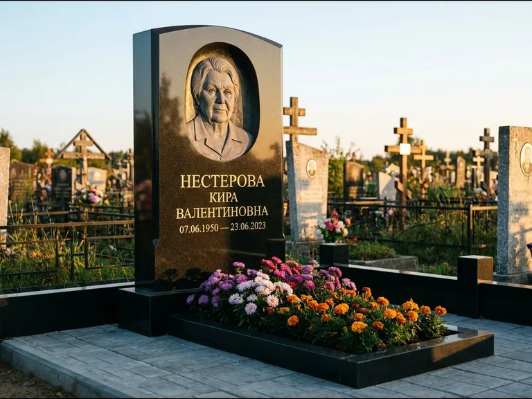 Памятник с барельефом — выполненная работа 12 в Перми