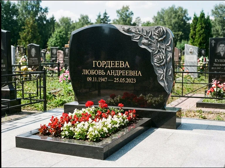 Памятник с барельефом — выполненная работа 16 в Перми