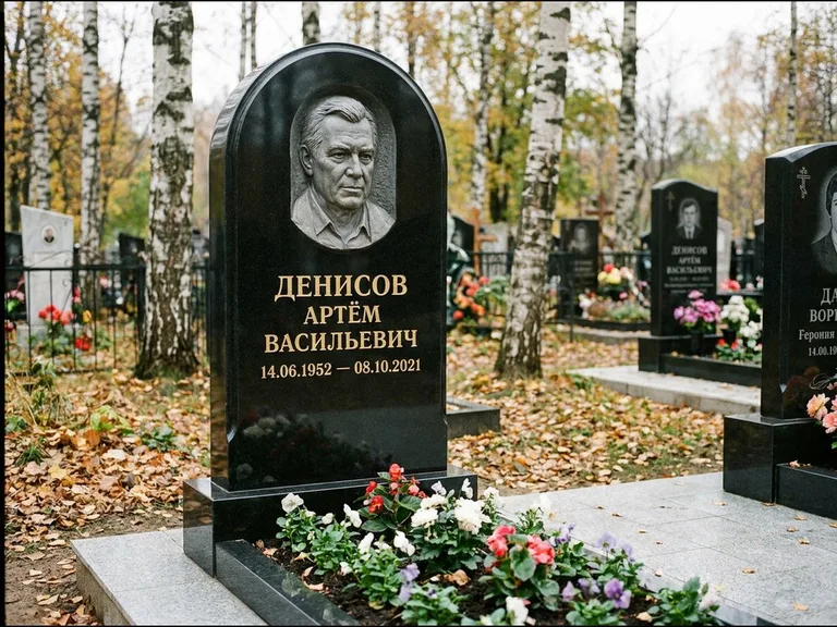 Памятник с барельефом — выполненная работа 17 в Перми