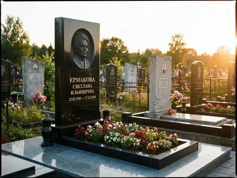 Памятник с барельефом — выполненная работа 18 в Перми