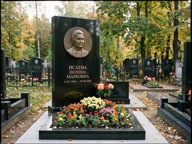 Памятник с барельефом — выполненная работа 20 в Перми