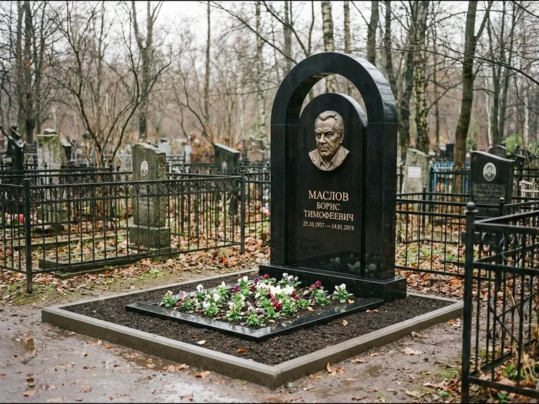 Памятник с барельефом — выполненная работа 23 в Перми
