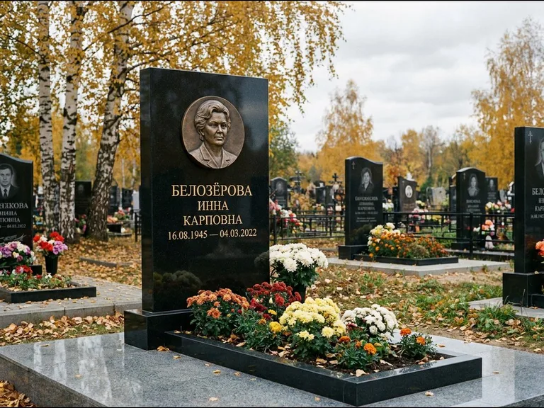 Памятник с барельефом — выполненная работа 2 в Перми