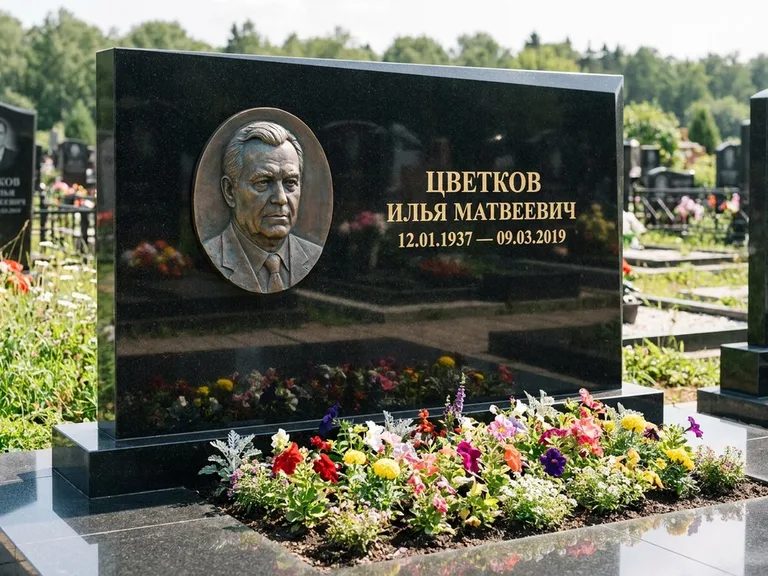 Памятник с барельефом — выполненная работа 33 в Перми