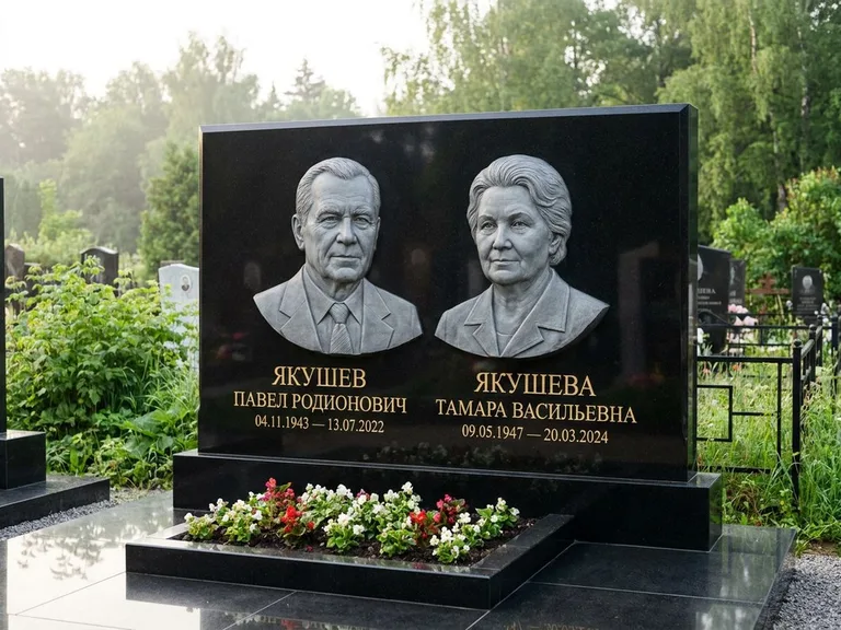Памятник с барельефом — выполненная работа 36 в Перми