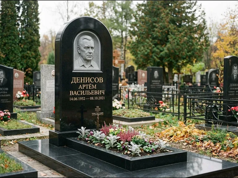 Памятник с барельефом — выполненная работа 5 в Перми