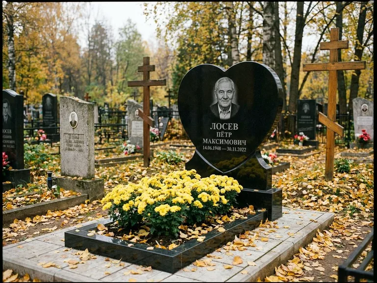 Керамический портрет пожилой женщины в Перми