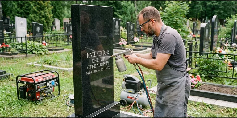 Гравировка с выездом — гравировка на памятник в Перми