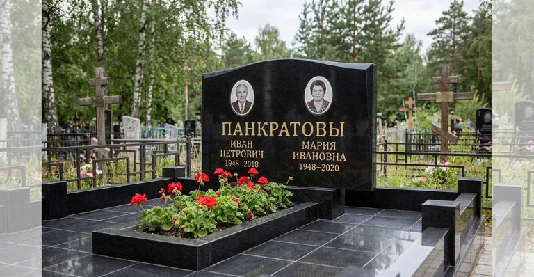 Памятник с художественной гравировкой, Памятники мастерской «Мастер Каменев» на кладбищах Перми