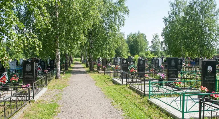Большеохтинское кладбище в Санкт-Петербурга