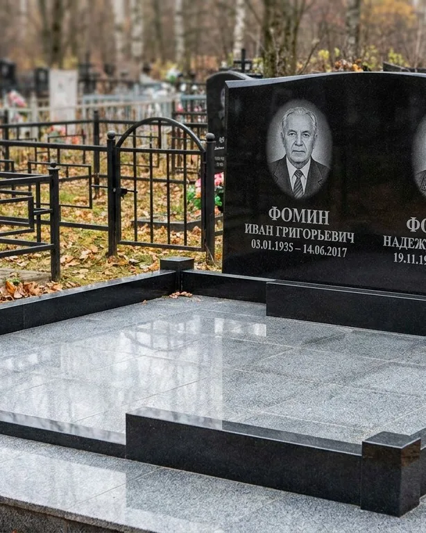 Премиум-комплекс под ключ с вазами и скамьёй в Перми