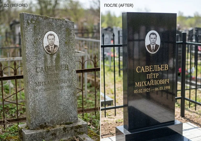 Комплексная реставрация старого памятника: до и после в Перми