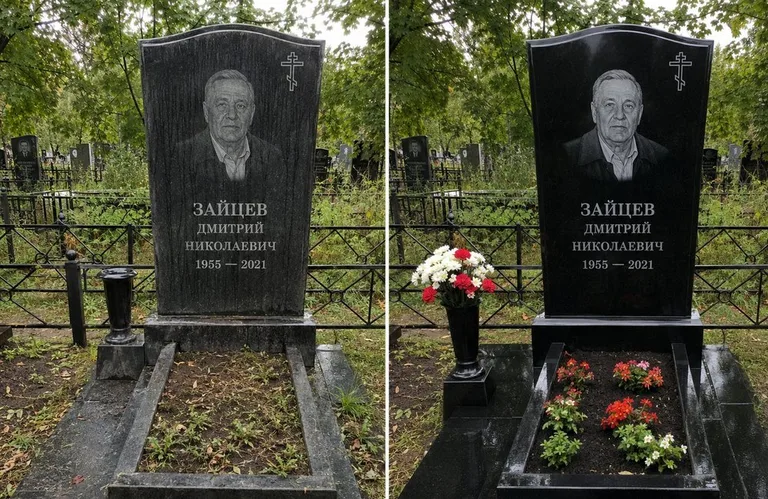 Уборка комплекса со скамьёй и плиткой до и после в Перми