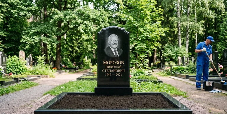 Уборка могил на кладбище в Перми — наведение порядка, мойка памятника, благоустройство участка