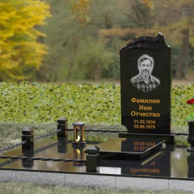 Гранитный светский памятник для одного - П149