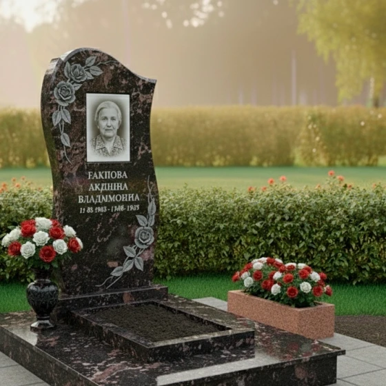 Гранитный мемориальный комплекс в Набережных Челнах, гранит амфиболит