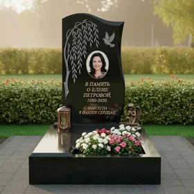 Светский гранитный памятник в мемориальный комплекс - ПН251
