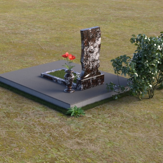 Ритуальное изделие с волнообразным силуэтом, гранит амфиболит, вид 4