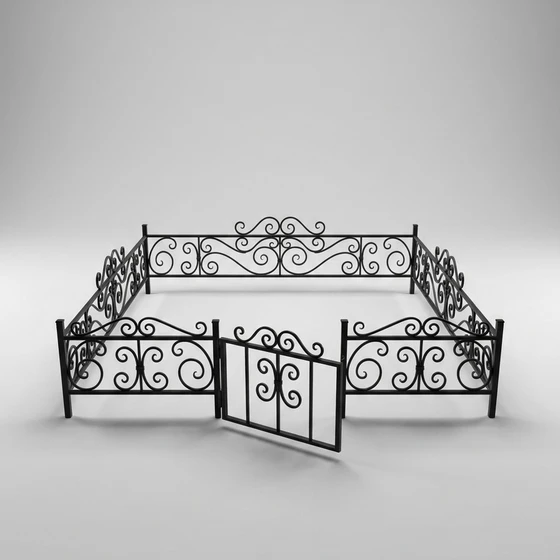 Ограда на могилу — ОГ025