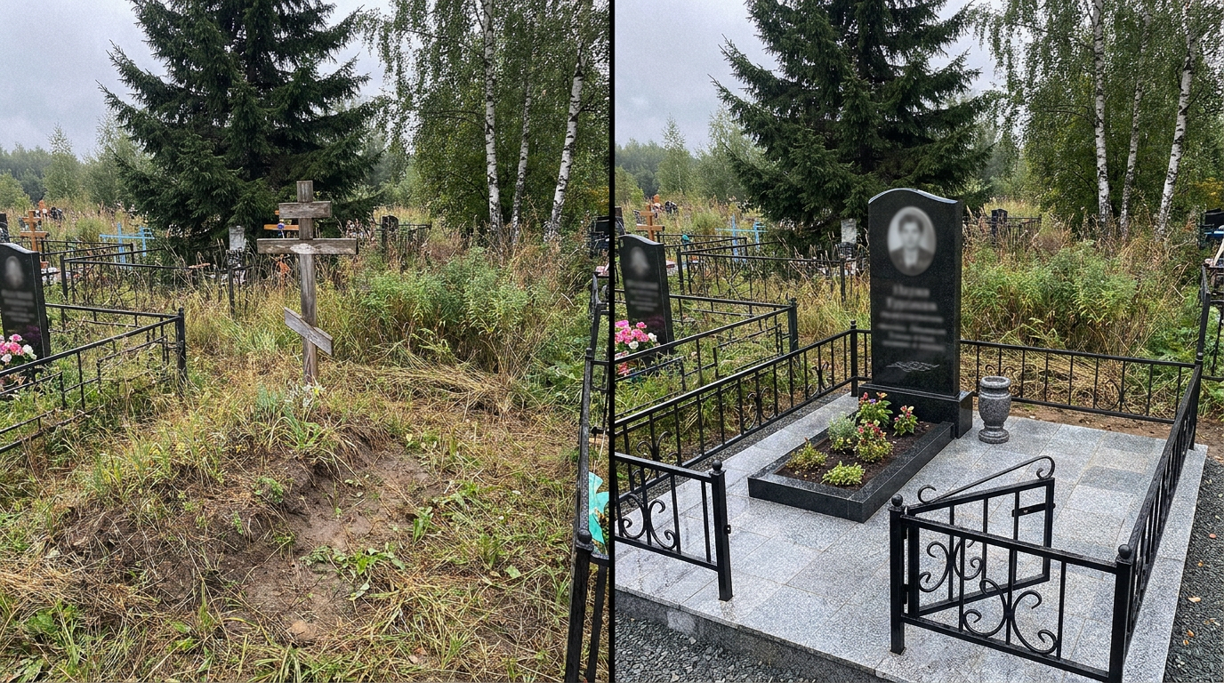 Памятник под ключ в Перми — пример 1