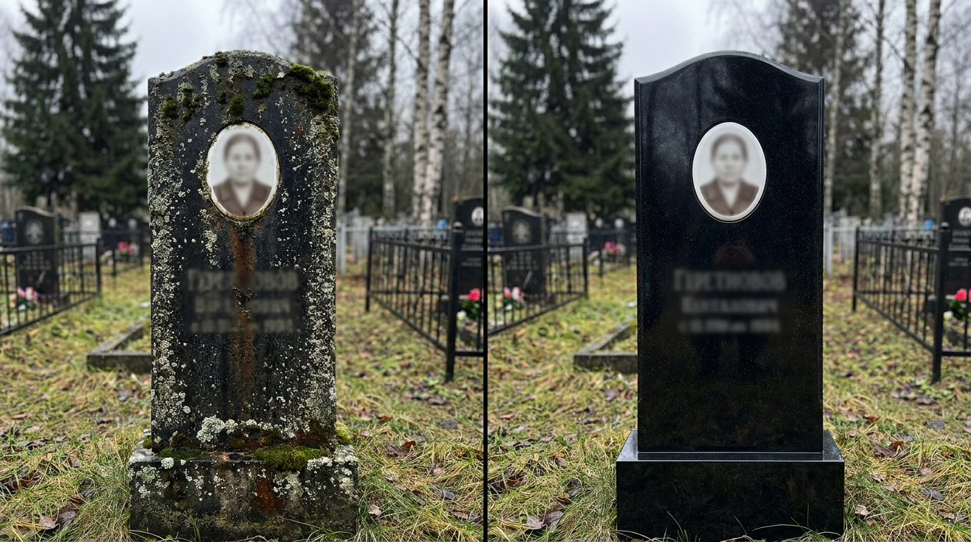 Реставрация памятника в Перми — пример 1