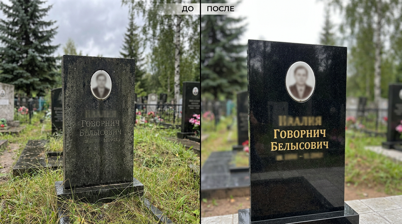 Реставрация памятника в Перми — пример 2