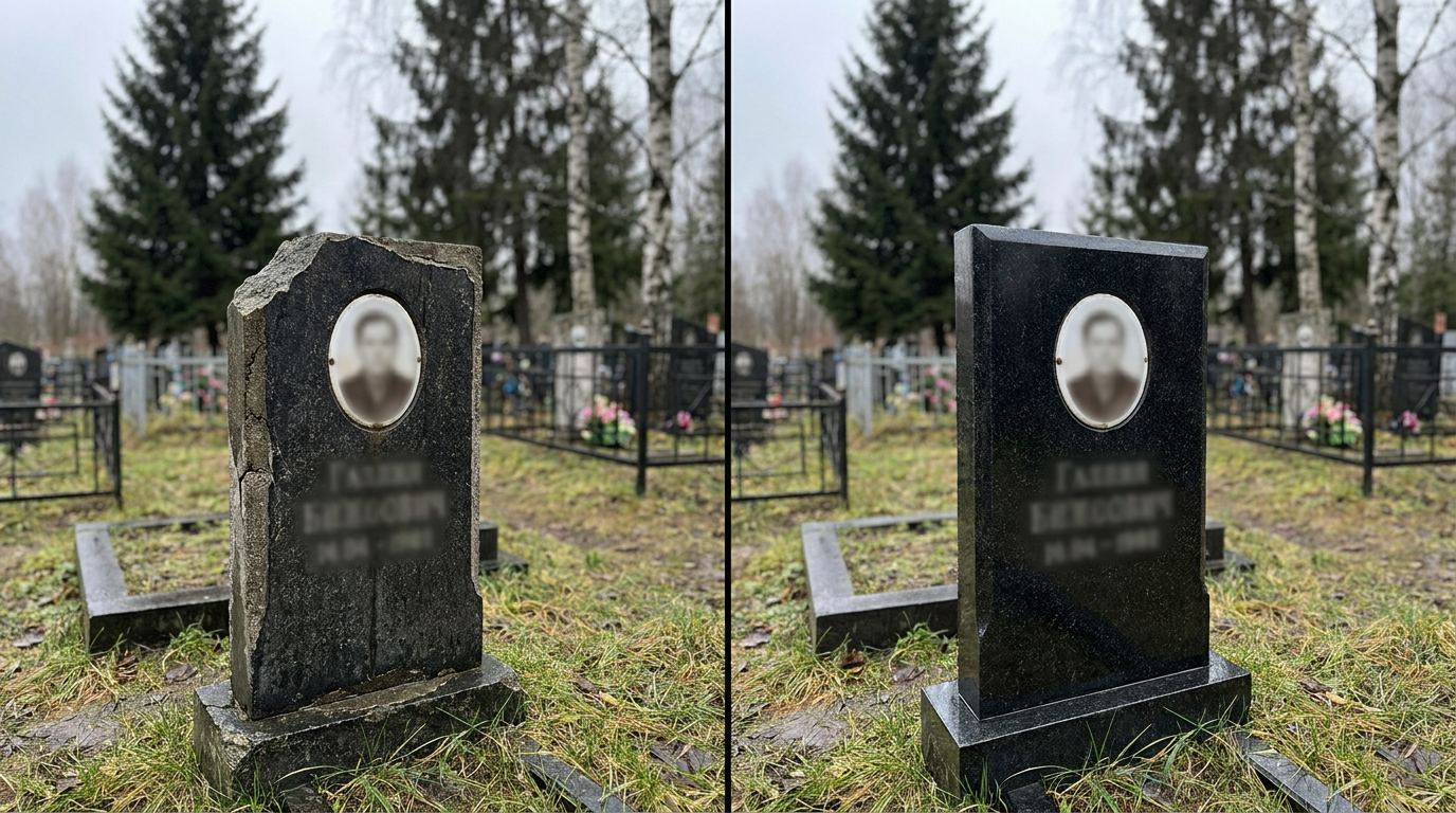Реставрация памятника в Перми — пример 3