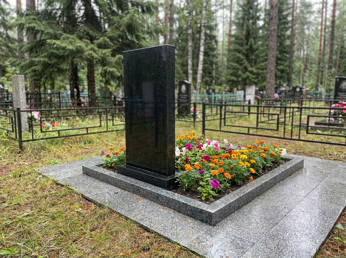 Уборка могилы в Перми — пример 4