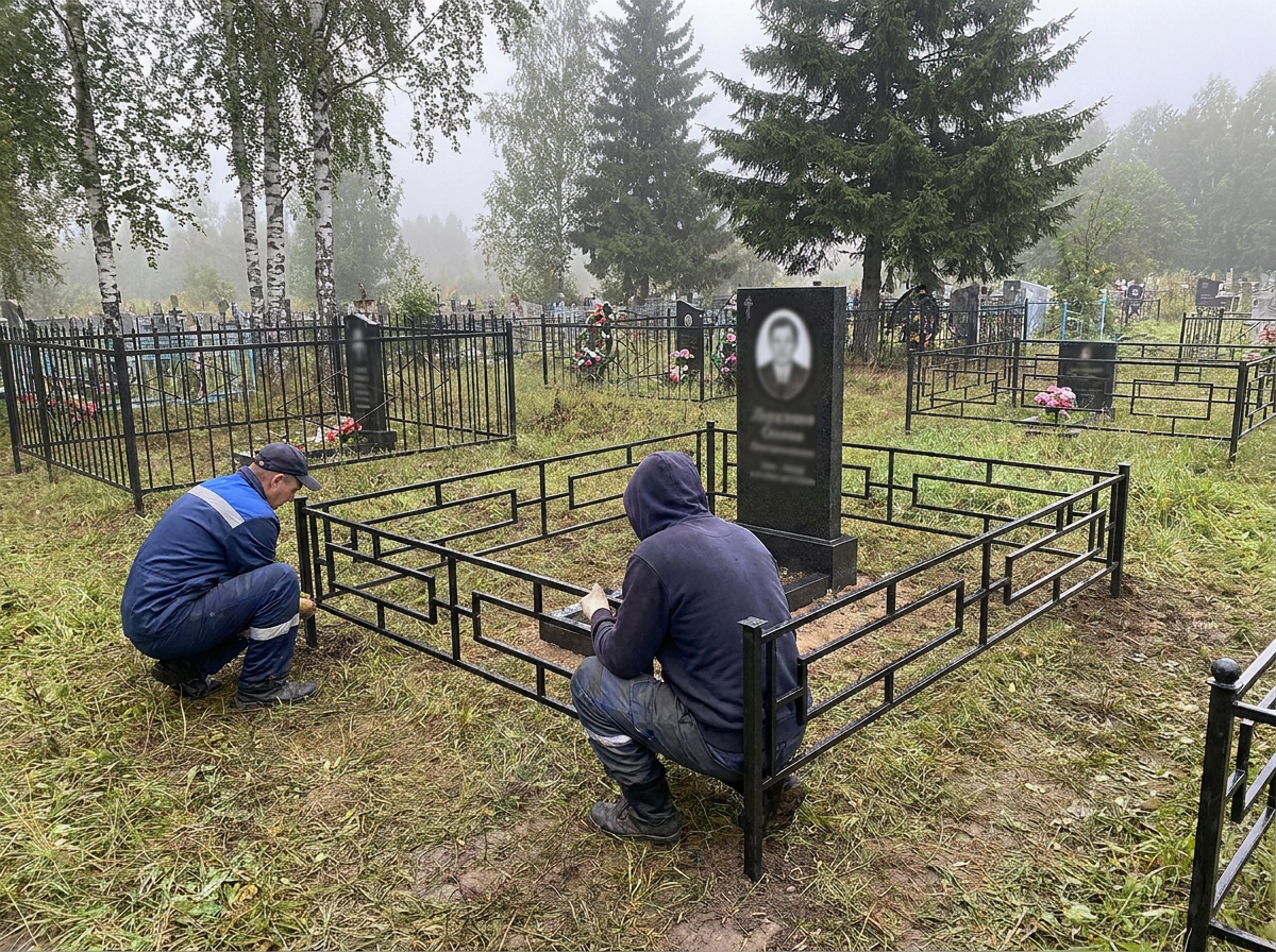 Установка ограды в Перми — пример 3